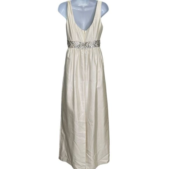 J Crew Annabelle Wedding Dress Gown Formal Crystal Size 0 - Picture 6 of 10